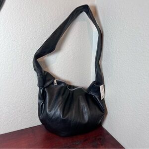 Tillys Do Everything In Love Black Shoulder Bag